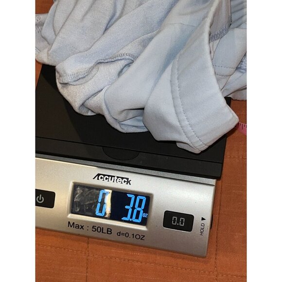 Alo Light Blue Polyester Racerback Flowy Cropped Tank Top Women's Size S - Picture 6 of 6